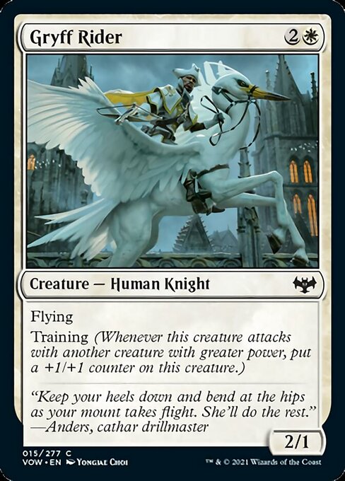 Gryff Rider (Innistrad: Crimson Vow) Light Play Foil