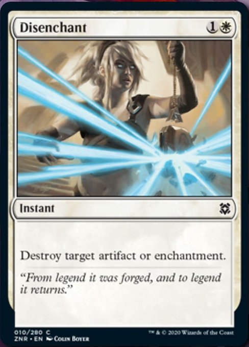 Disenchant (Zendikar Rising) Light Play