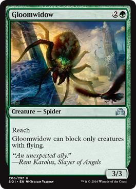 Gloomwidow (Shadows Over Innistrad) Light Play