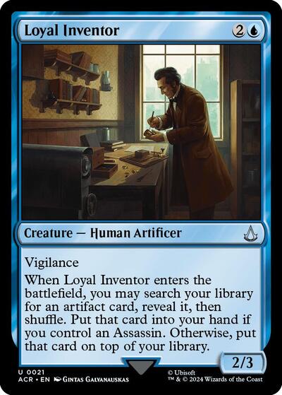 Loyal Inventor (Universes Beyond: Assassin's Creed) Light Play Foil