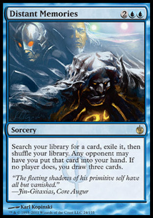 Distant Memories (Mirrodin Besieged) Light Play