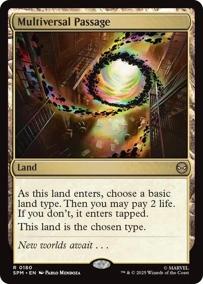 Multiversal Passage (Marvel's Spider-Man) Light Play Foil
