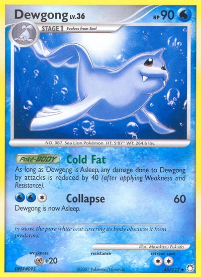 Dewgong (Mysterious Treasures) Light Play