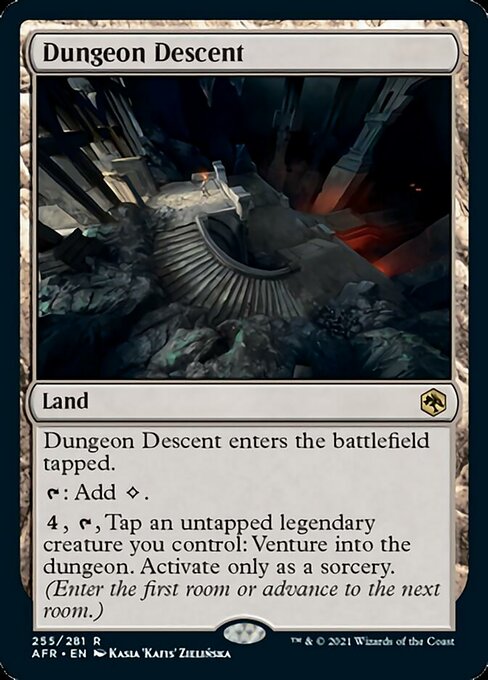 Dungeon Descent (Adventures in the Forgotten Realms) Light Play