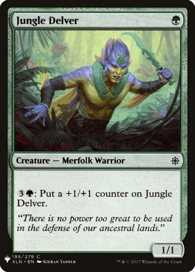 Jungle Delver (Mystery Booster) Light Play