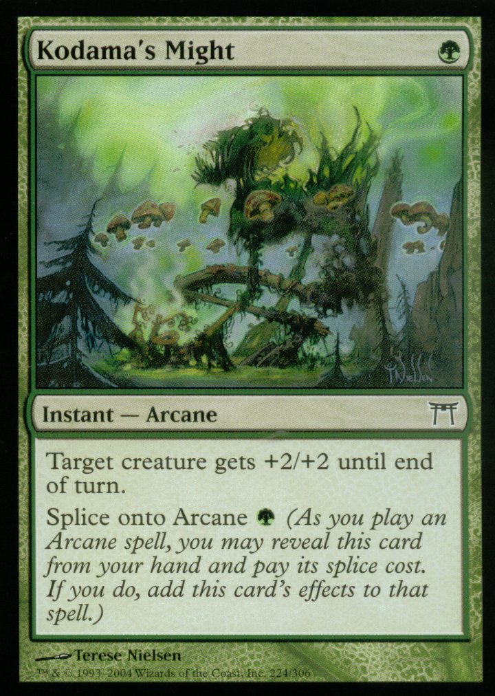 Kodama's Might (Champions of Kamigawa) Light Play
