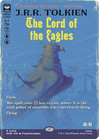 The Lord of the Eagles (Borderless) (The Hobbit) Near Mint Foil