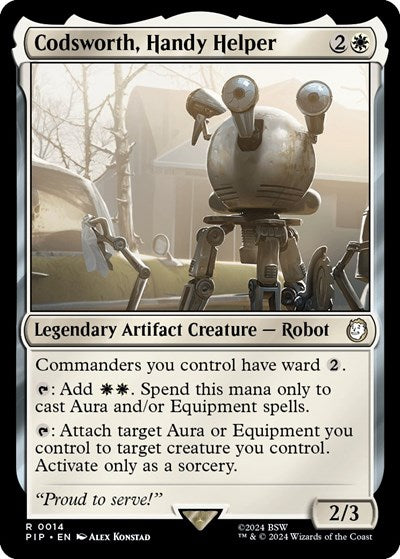 Codsworth, Handy Helper (Universes Beyond: Fallout) Light Play