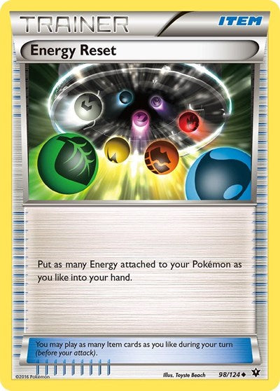 Energy Reset (XY - Fates Collide) Damaged / Poor