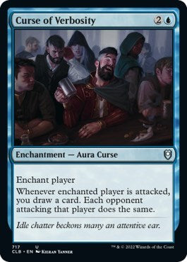 Curse of Verbosity (Commander Legends: Battle for Baldur's Gate) Light Play