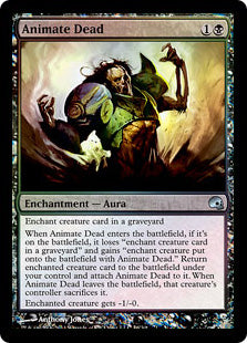 Animate Dead (Premium Deck Series: Graveborn) Light Play Foil