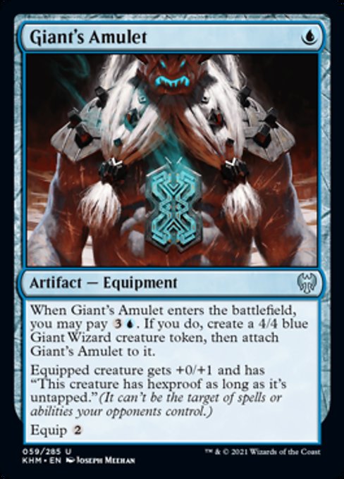 Giant's Amulet (Kaldheim) Light Play Foil