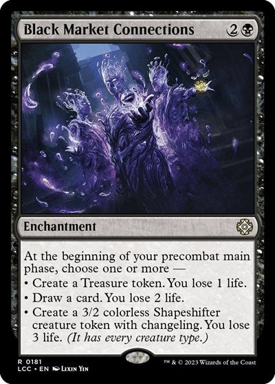 Black Market Connections (Commander: The Lost Caverns of Ixalan) Light Play