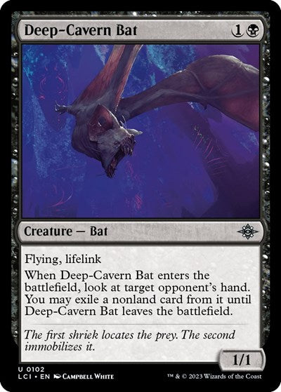 Deep-Cavern Bat (The Lost Caverns of Ixalan) Light Play