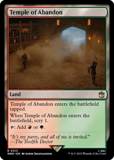 Temple of Abandon (Universes Beyond: Doctor Who) Light Play Foil