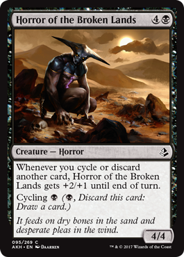 Horror of the Broken Lands (Amonkhet) Light Play Foil