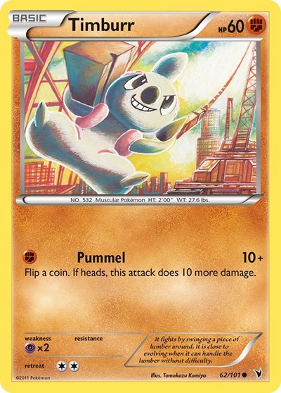 Timburr (Noble Victories) Light Play
