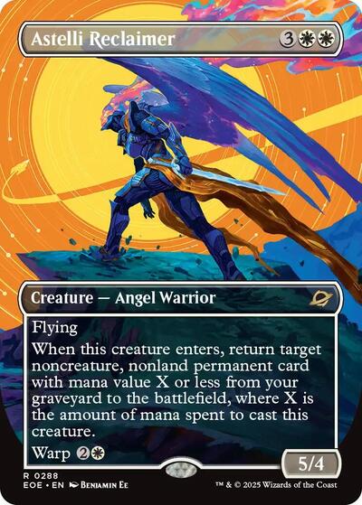 Astelli Reclaimer (Borderless) (Edge of Eternities) Light Play Foil