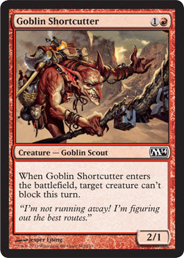 Goblin Shortcutter (Magic 2014 Core Set) Light Play