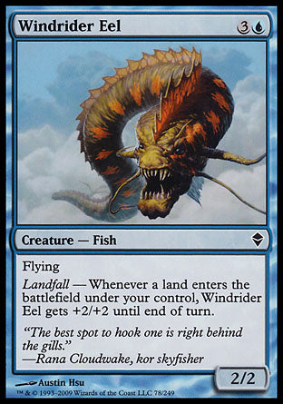 Windrider Eel (Zendikar) Near Mint