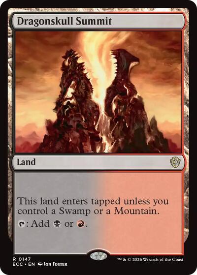 Dragonskull Summit (Commander: Lorwyn Eclipsed) Light Play