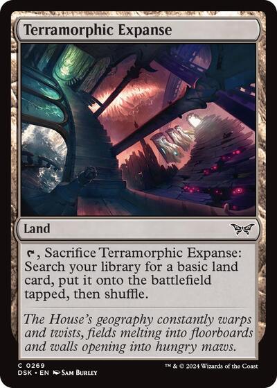 Terramorphic Expanse (Duskmourn: House of Horror) Light Play