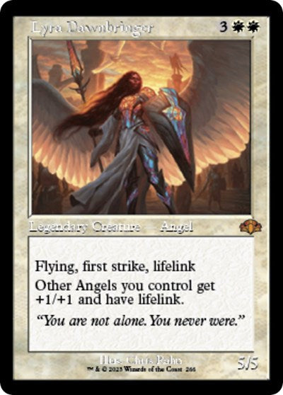 Lyra Dawnbringer (Retro Frame) (Dominaria Remastered) Light Play