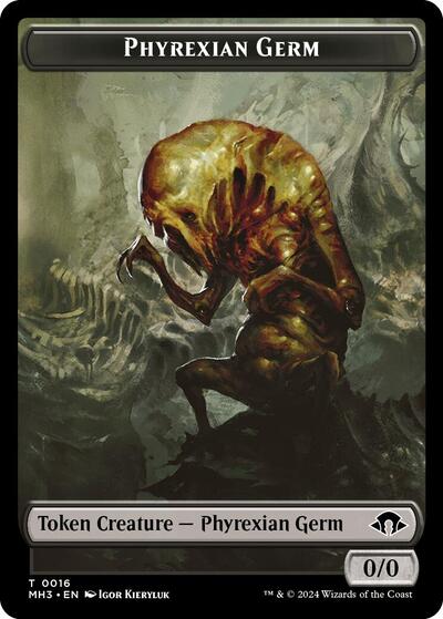 Phyrexian Germ Token (Modern Horizons 3) Light Play