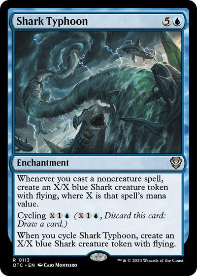 Shark Typhoon (Commander: Outlaws of Thunder Junction) Light Play