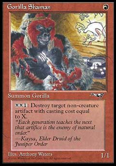 Gorilla Shaman (Holding Baby) (Alliances) Medium Play