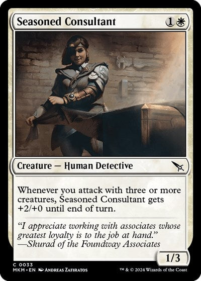 Seasoned Consultant (Murders at Karlov Manor) Light Play Foil
