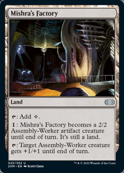 Mishra's Factory (Double Masters) Light Play Foil