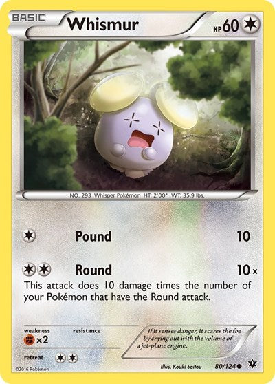 Whismur (XY - Fates Collide) Damaged / Poor