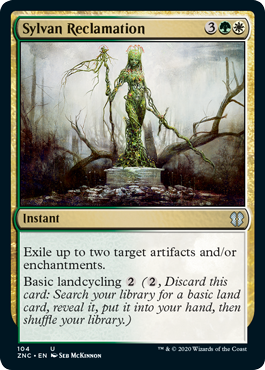 Sylvan Reclamation (Commander 2020 Zendikar Rising) Light Play