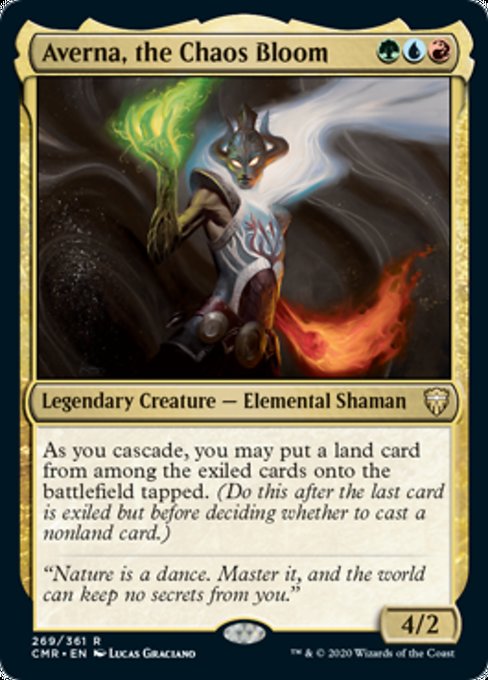 Averna, the Chaos Bloom (Commander Legends) Light Play