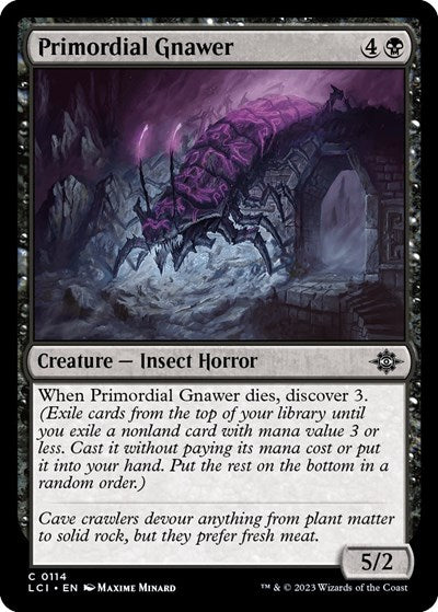 Primordial Gnawer (The Lost Caverns of Ixalan) Light Play Foil