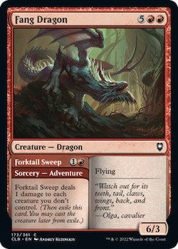 Fang Dragon (Commander Legends: Battle for Baldur's Gate) Light Play
