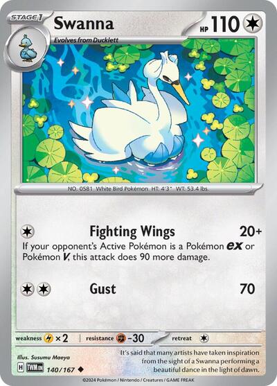 Swanna (SV06: Twilight Masquerade) Light Play