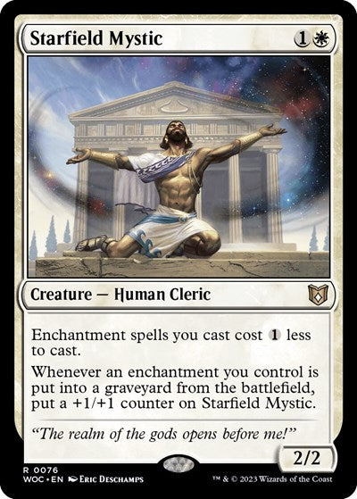 Starfield Mystic (Commander: Wilds of Eldraine) Light Play