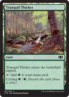 Tranquil Thicket (Commander 2014 Edition) Light Play