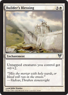 Builder's Blessing (Avacyn Restored) Light Play