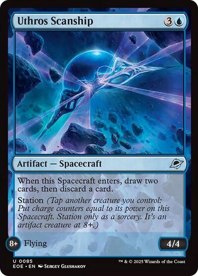 Uthros Scanship (Edge of Eternities) Light Play