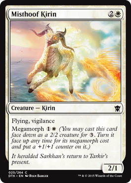 Misthoof Kirin (Dragons of Tarkir) Light Play
