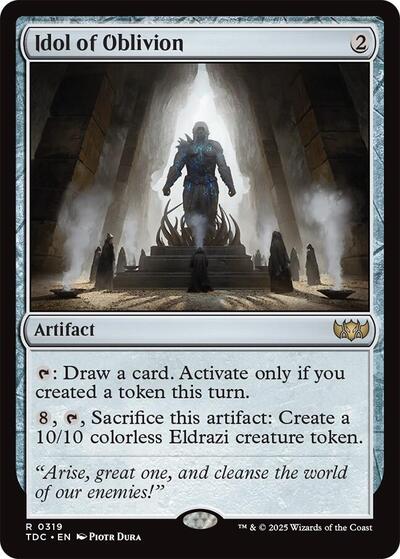 Idol of Oblivion (Commander: Tarkir: Dragonstorm) Light Play