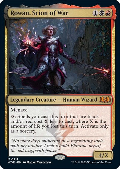 Rowan, Scion of War (Wilds of Eldraine) Light Play