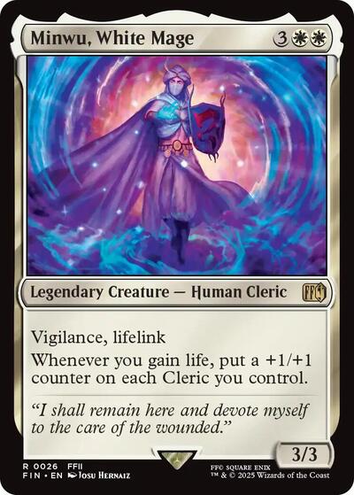 Minwu, White Mage (Universes Beyond: FINAL FANTASY) Light Play