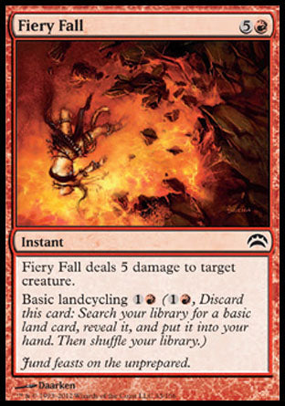 Fiery Fall (Planechase 2012) Medium Play