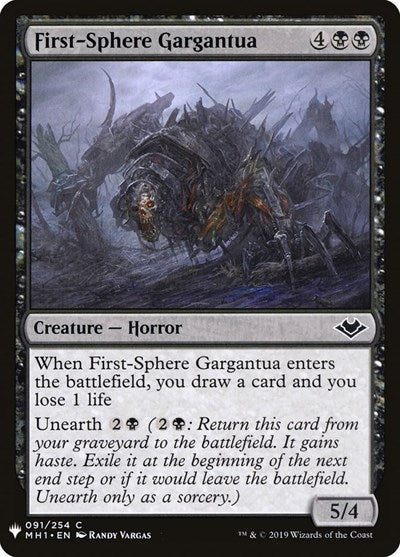 First-Sphere Gargantua (Mystery Booster) Light Play