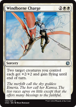 Windborne Charge (Conspiracy: Take the Crown) Light Play