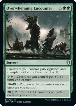 Overwhelming Encounter (Commander Legends: Battle for Baldur's Gate) Light Play Foil